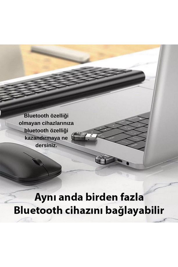 Bt5.1v Usb Bluetooth Adaptör, Televizyon, Bilgisayar Bluetooth Özellik Adaptörü,20mt Mesafeli - 3