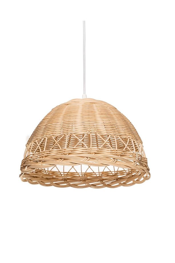 Rattan Bambu Hasır Çapraz Avize - 2
