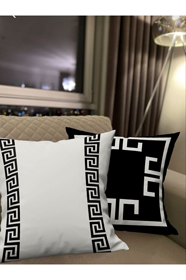 Labyrinth, Velvet Fabric 2-Piece Throw Pillow Cover - Double Sided Print
