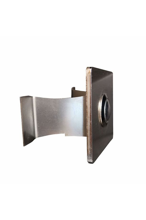 Paslanmaz 304 Kare Zil butonu 52x52mm - 2