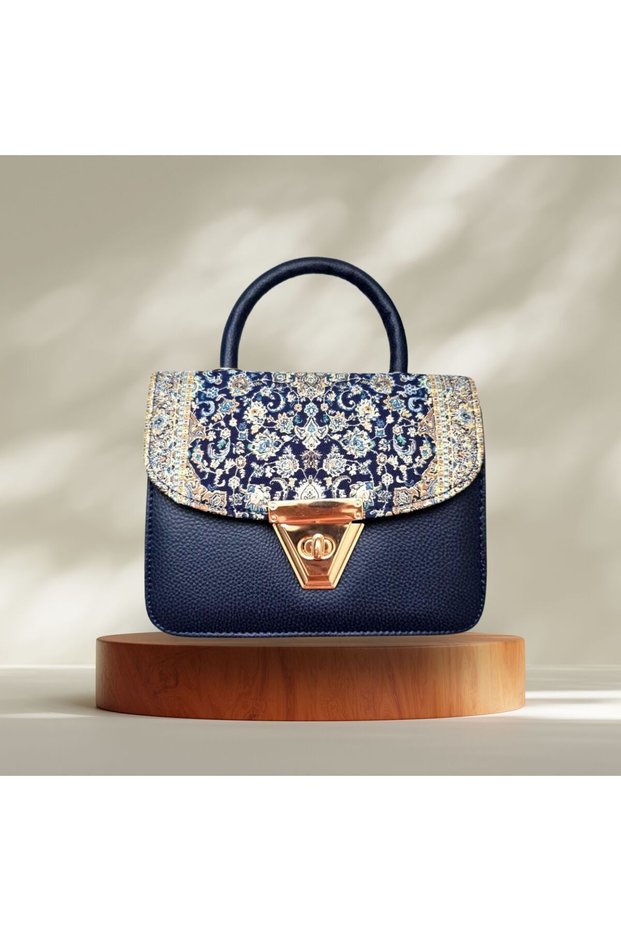 Mini Brand Model Ethnic Woven Fabric Women's Hand and Shoulder Bag