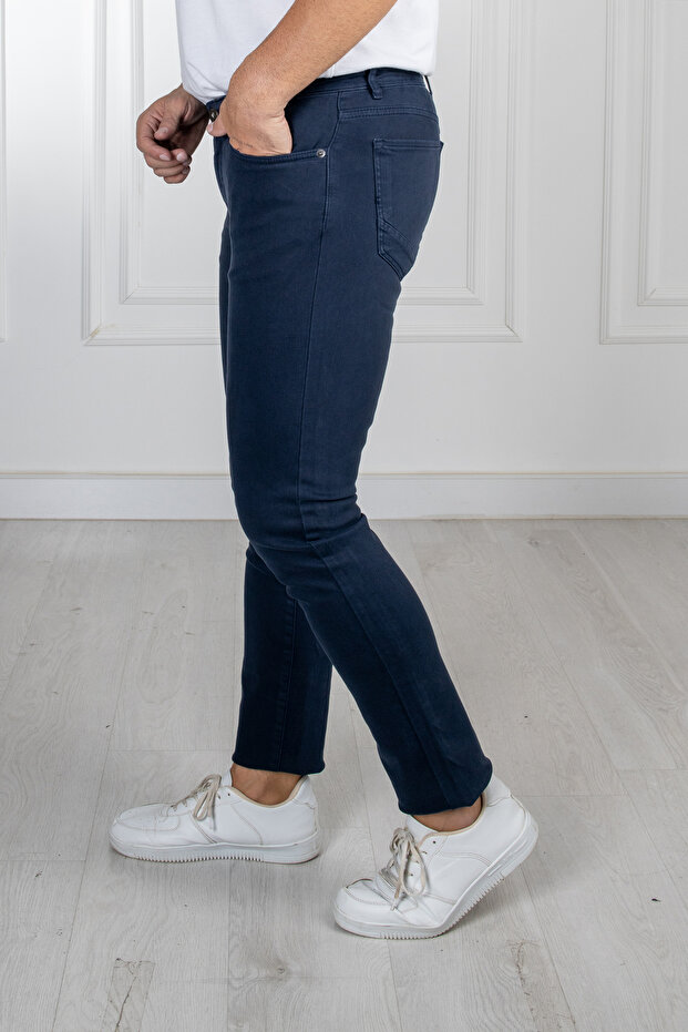 Interview Roys Lacivert Kot Pantolon - 4