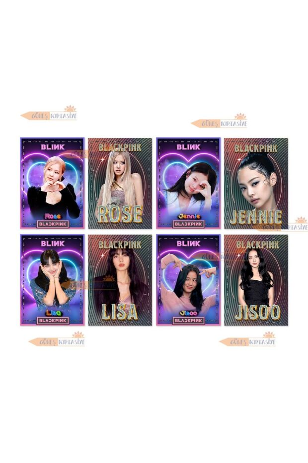 Blackpink Shut Down Photocard Set 8 Pieces Photocards