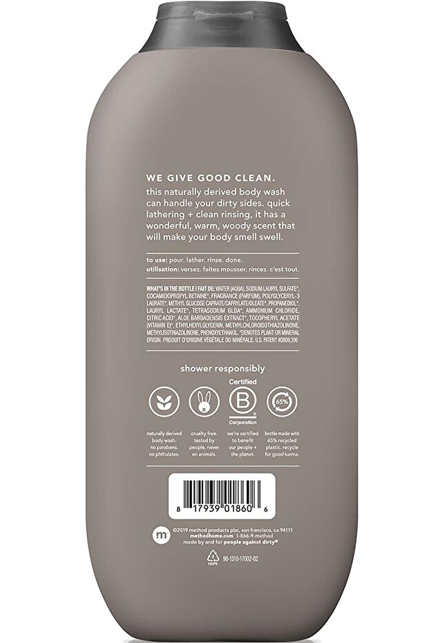 Men Cedar + Cypress Vücut Şampuanı 532ml - 2