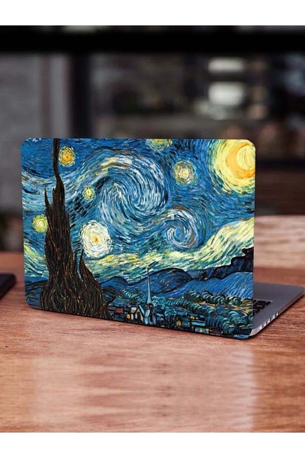Yıldızlı Gece Tablosu Defter Tablet Laptop Pc Macbook Üzerine Kaplama Için Sticker - 1