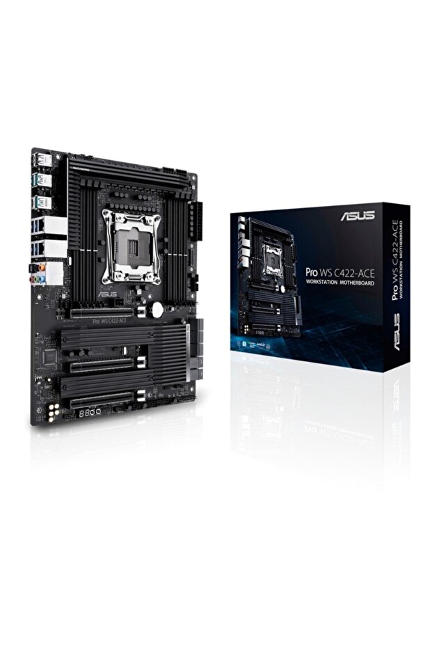 Pro Ws C422-ace Intel C422 Lga2066 Ddr4 2933 3 X m.2 Usb3.1 Com 2 Adet Lan Atx - 1
