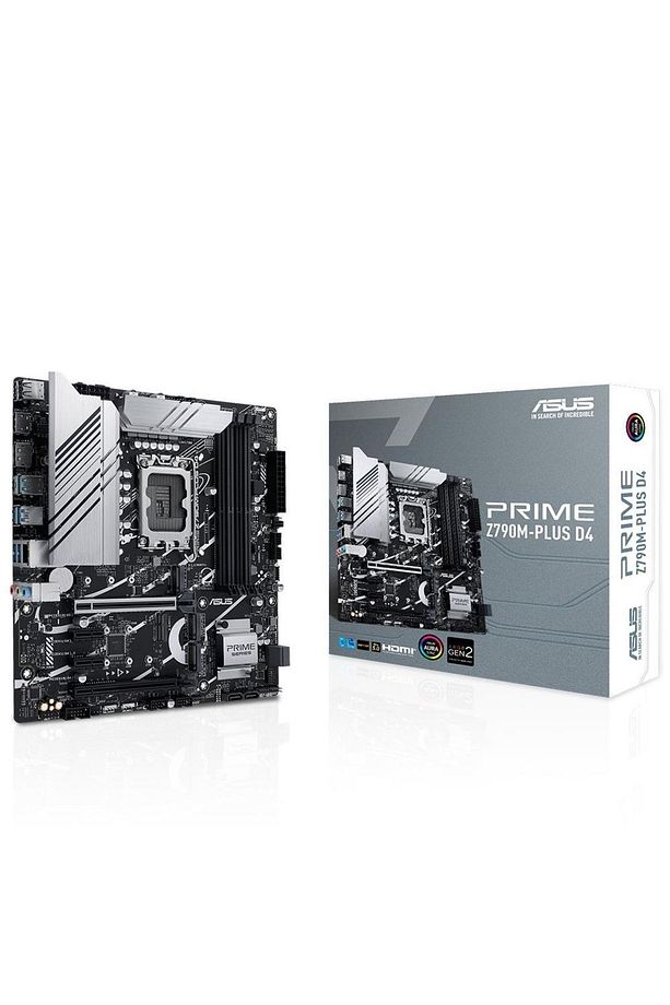 Prıme Z790m-plus D4, 4xddr4, 3x M.2, Hdmı, Dp, Type-c, 12-13.nesil, Lga1700 Soket, Argb Gaming - 1