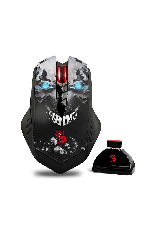 Bloody R80 GHOST LK Optik Multi Core Metal Ayak 4000CPI Şarjlı Kablosuz + Kablolu Oyuncu Mouse - 2