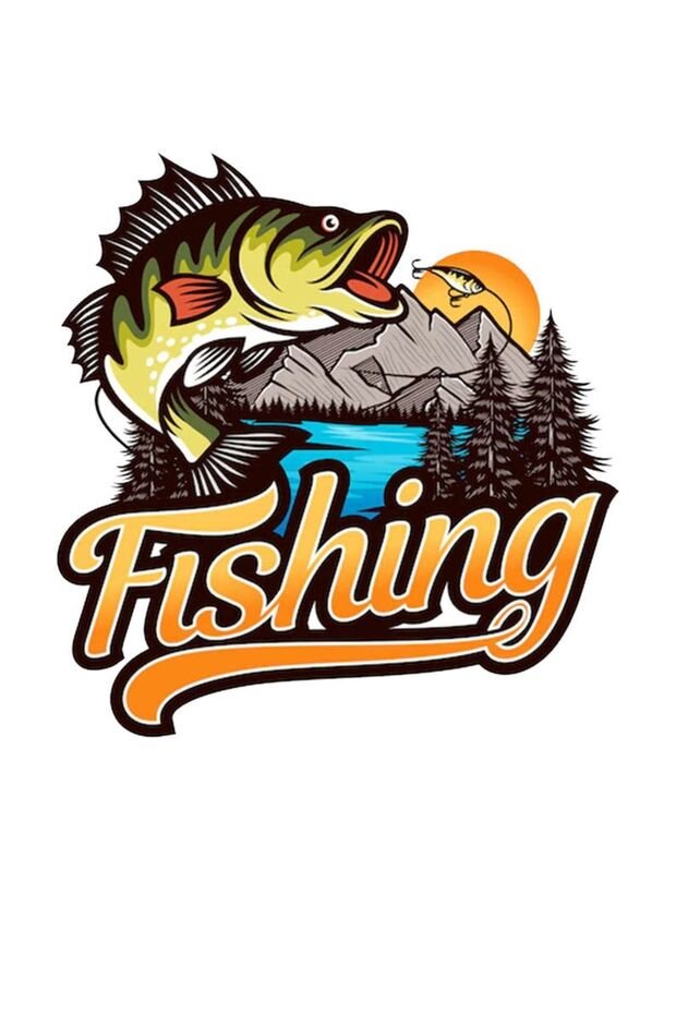 Fishing Auto, Motorcycle, Helmet, Laptop Sticker 13x12 Cm