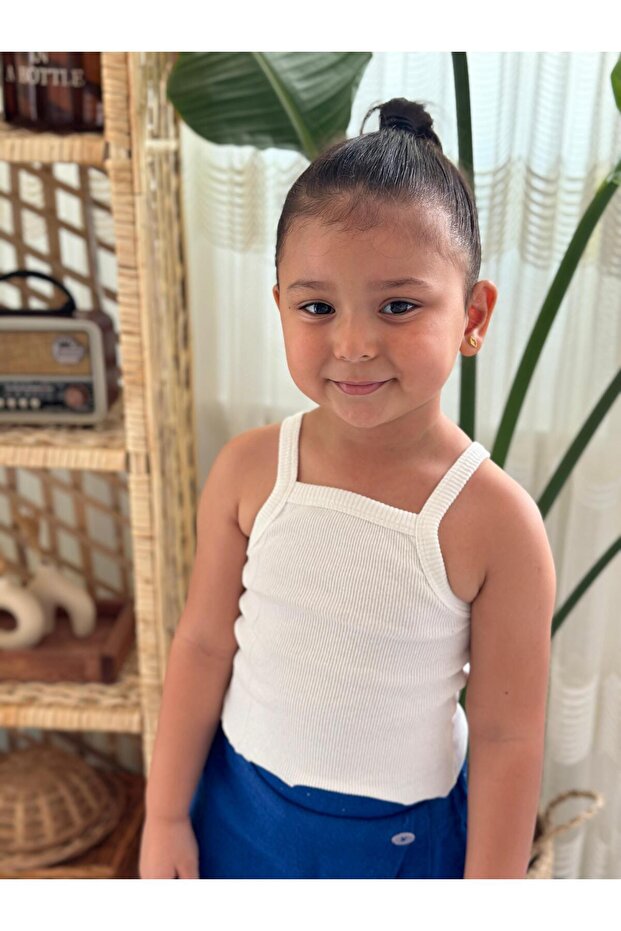 Beyaz Bebek Krop - 3