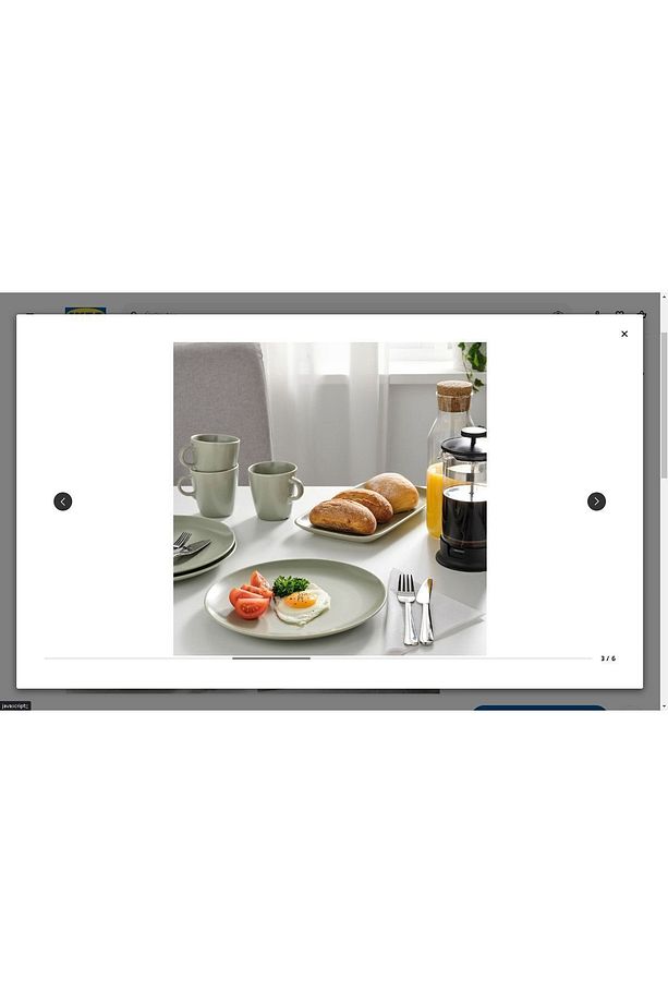 Fargklar Tabak Seti, Açık Yeşil, 26 Cm, 4 Adet - 2