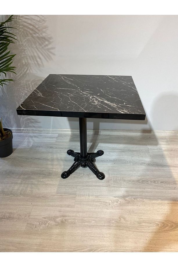 Cafe Masası Döküm Ayak Mdf 70x70 - 1