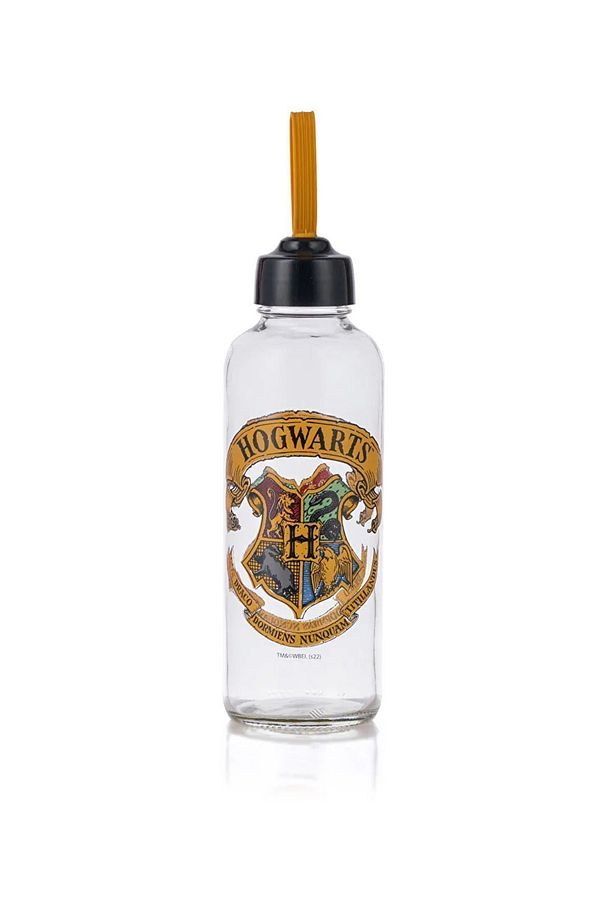 Lisanslı Harry Potter Hogwarts Baskılı Cam Matara 500 ml - 3
