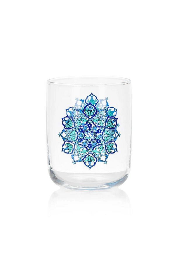 DESENLİ 3'LÜ CAM BARDAK SETİ 280 ML - 6