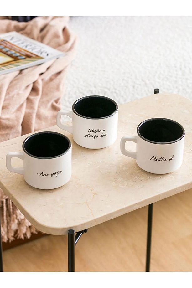 LCW HOME Seramik Kupa Seti 3'lü 180 Ml - 2