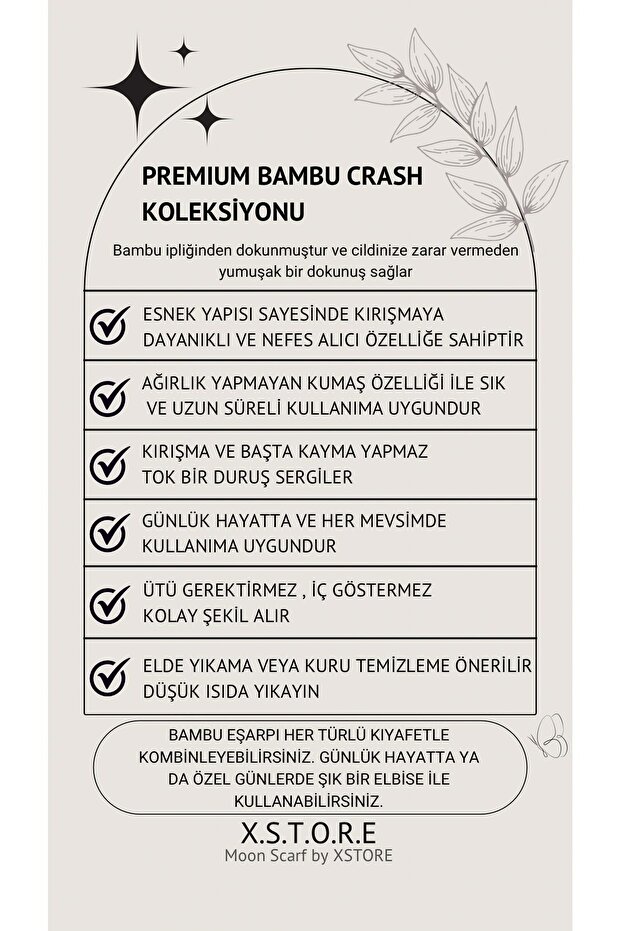 Eșarfă Premium Bambu Kraş Verde - 4