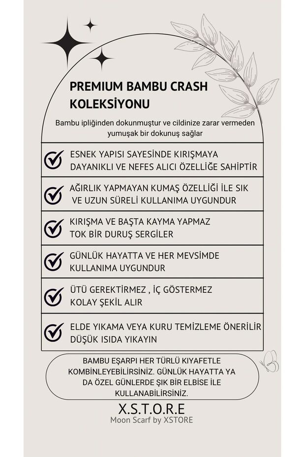 Eșarfă Premium Bambu Kraş Maro Amărui - 5