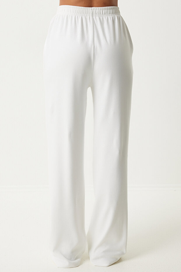 Fehér póló és melegítő szett - női FN03215 - 7