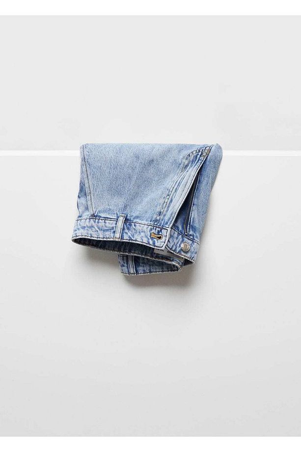 Slouchy denim şort - 5