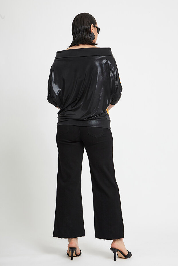 Düşük Yakalı Bluz - 3