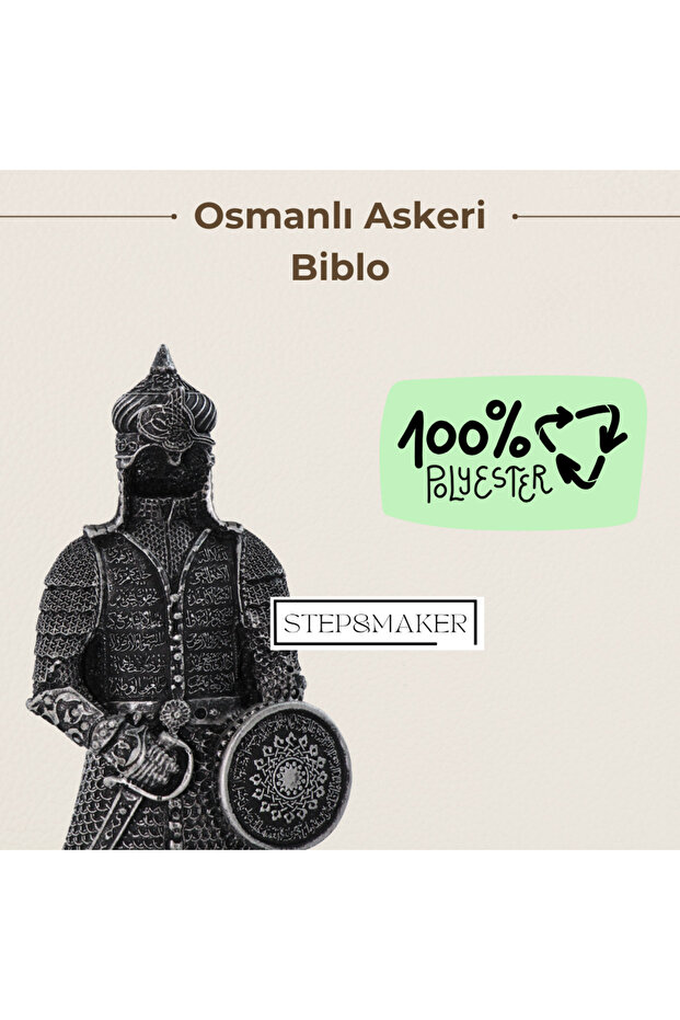 Cevşen Selçuklu Osmanlı Askeri Polyester Biblo 2li Set - 2
