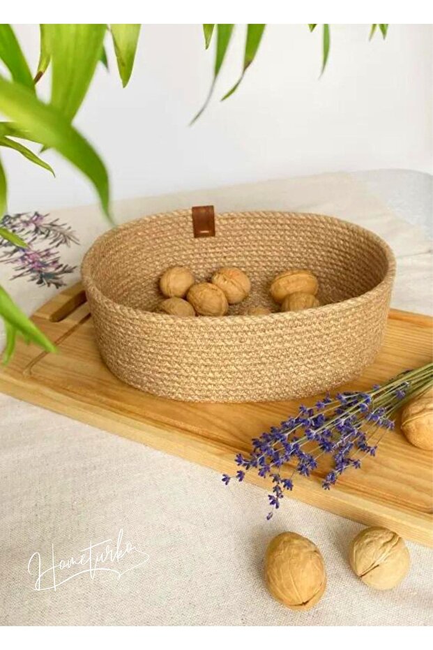Jute Basket, In-Cabinet, Children's Room, Toy Organizer, Foldable, Storage Basket, Organizer