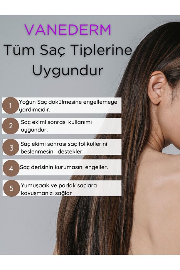 Vanederm Anti Hair Loss Dökülme Karşıtı Şampuan 300 ml - 5