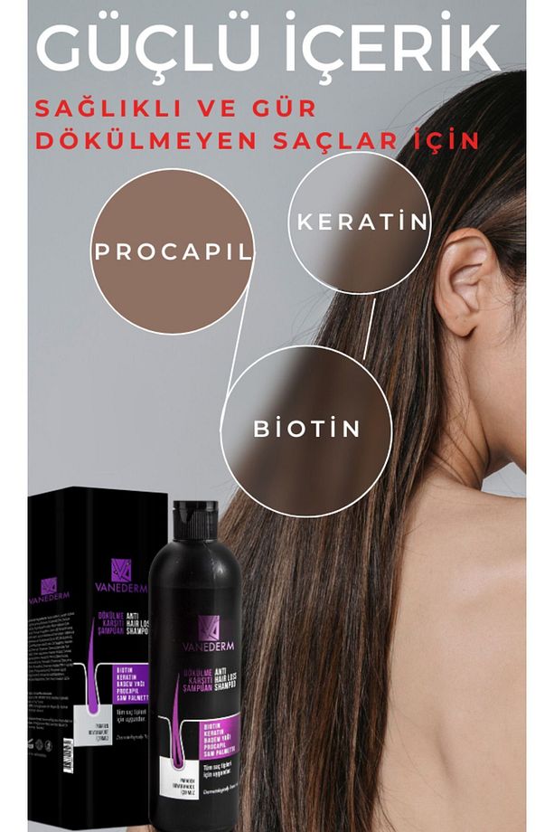 Vanederm Anti Hair Loss Dökülme Karşıtı Şampuan 300 ml - 1