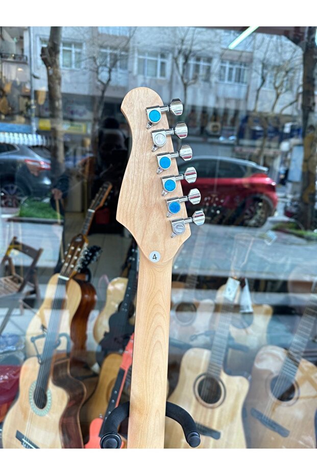 Pembe Elektro Gitar - 5