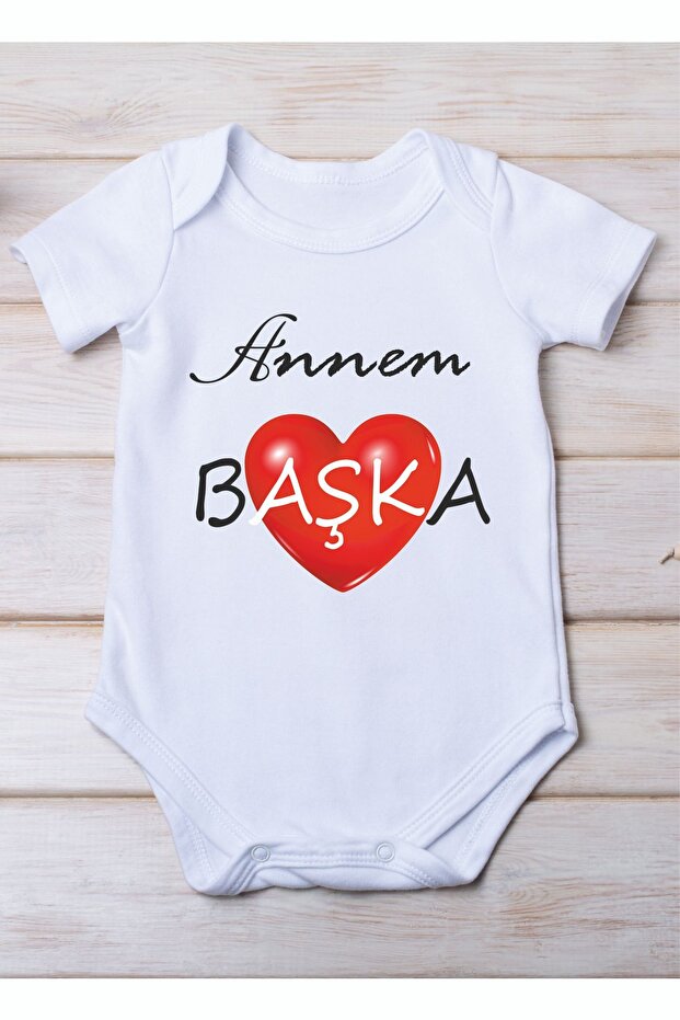 My Mom is Another Printed Cotton Baby Bodysuit