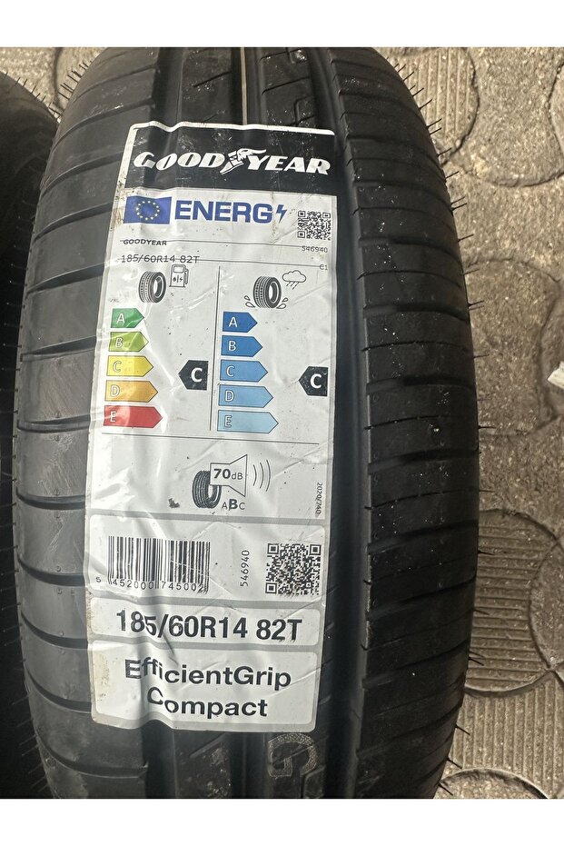 185/60R14 82T GOODYEAR EFFICIENTGRIP COMPACT DOT 2022 - 1