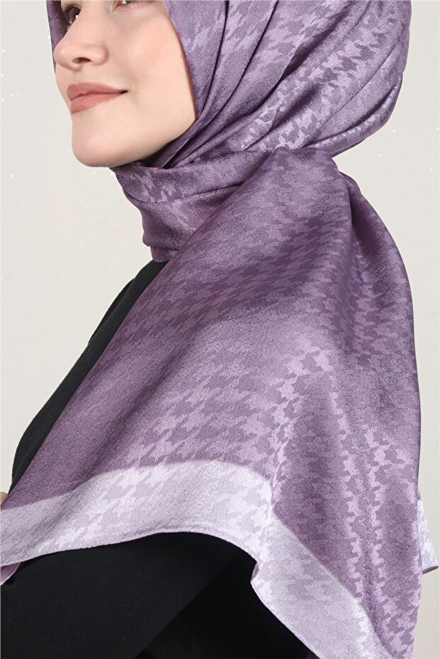 Monogram Şal 149-4 Lila - 2