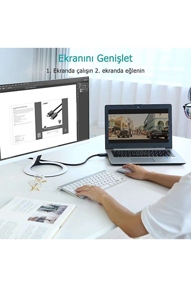 4k Displayport Hdmı Dönüştürücü Kablo 5 Metre - 4