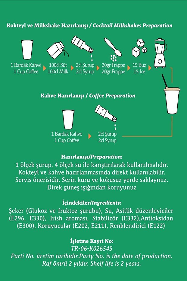 Irish Şurubu 50cc - 2