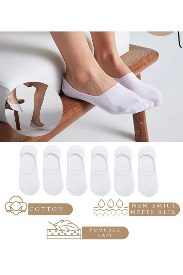 Unisex Premium 4-Piece Seamless Non-Slip Sole Ballerina Socks Set