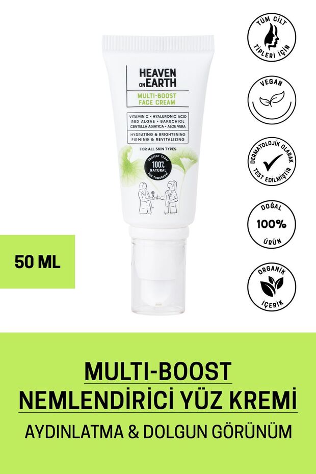 Skin Tone Equalizing Brightening Moisturizing Face Cream with Hyaluronic Acid Vitamin C 50ml