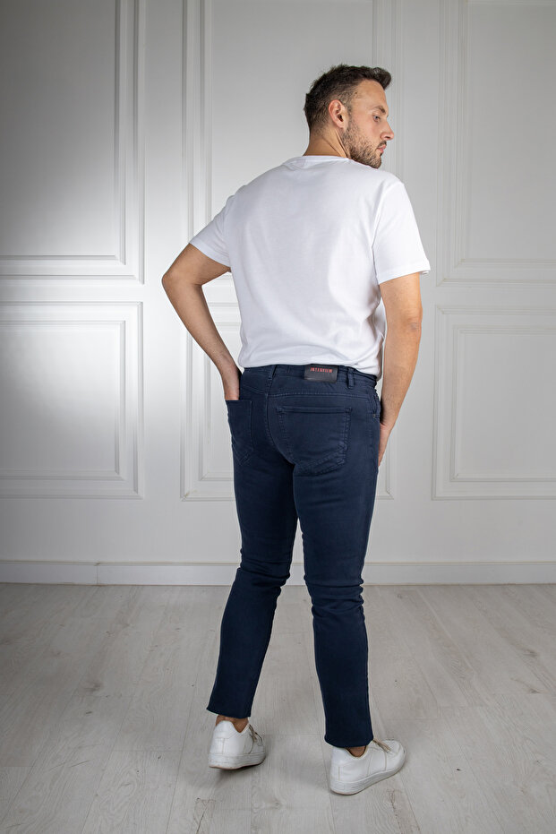 Interview Roys Lacivert Kot Pantolon - 7