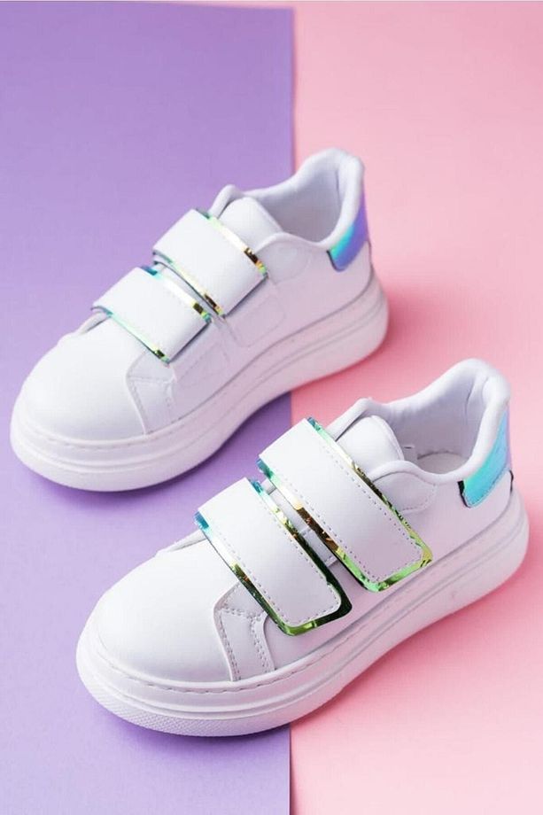Unisex Çocuk Anatomik Kalın Taban Cırtlı Sneaker - 2