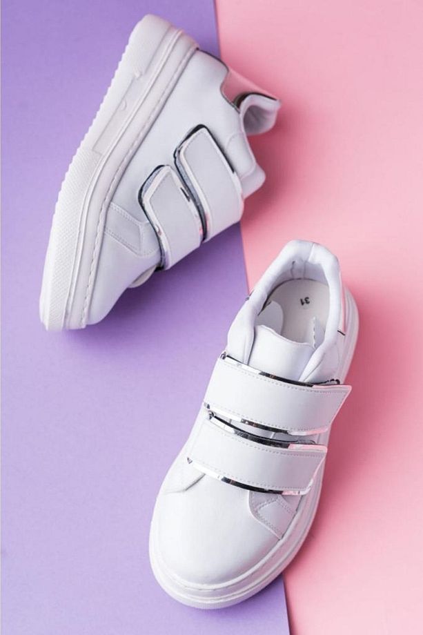 Unisex Çocuk Anatomik Kalın Taban Cırtlı Sneaker - 3