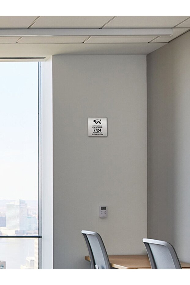 علامة تحذير الكاميرا المعدنية - 2