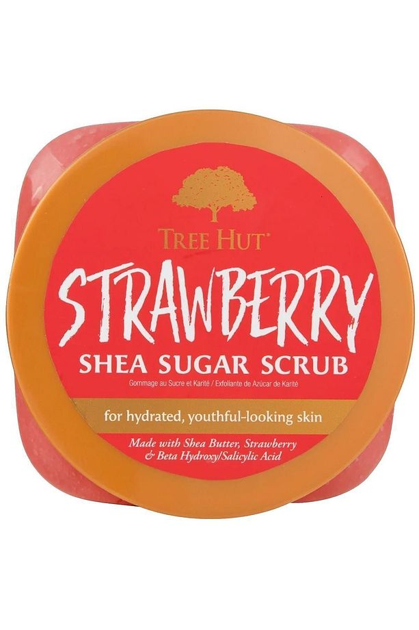 Tree Hut Strawberry Shea Sugar Scrub Vücut Peelingi 510GR - 3