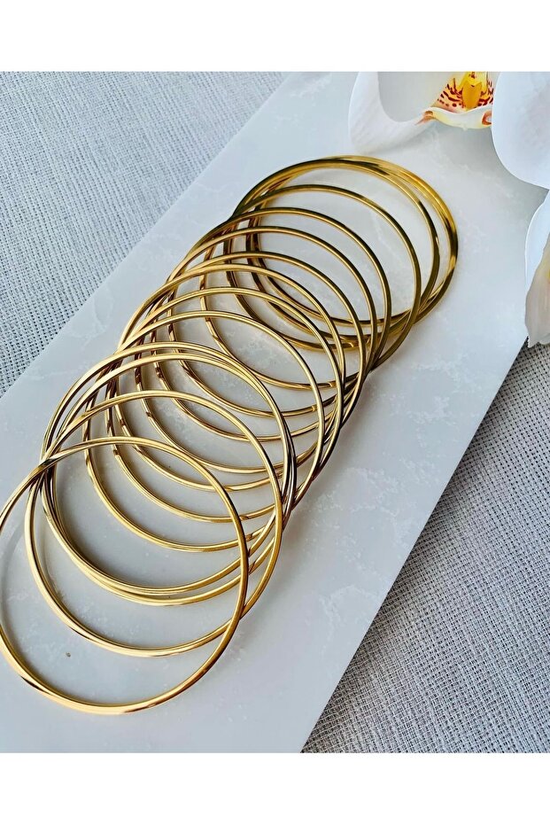 Kadın Çelik Ajda Bilezik ( Üçlü) - 4