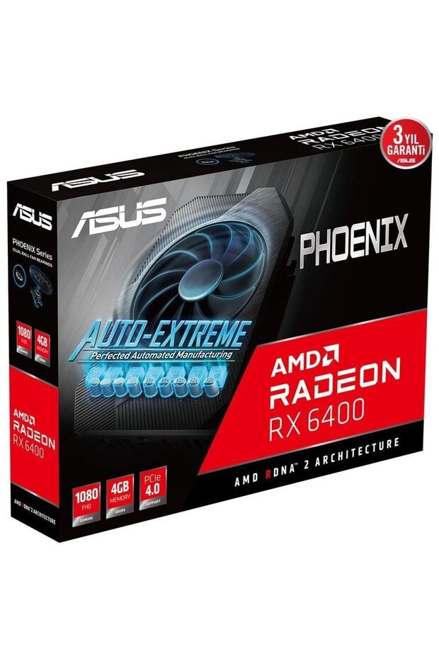 Phoenix Radeon Rx 6400 4gb Gddr6 64 Bit Ekran Kartı - 8