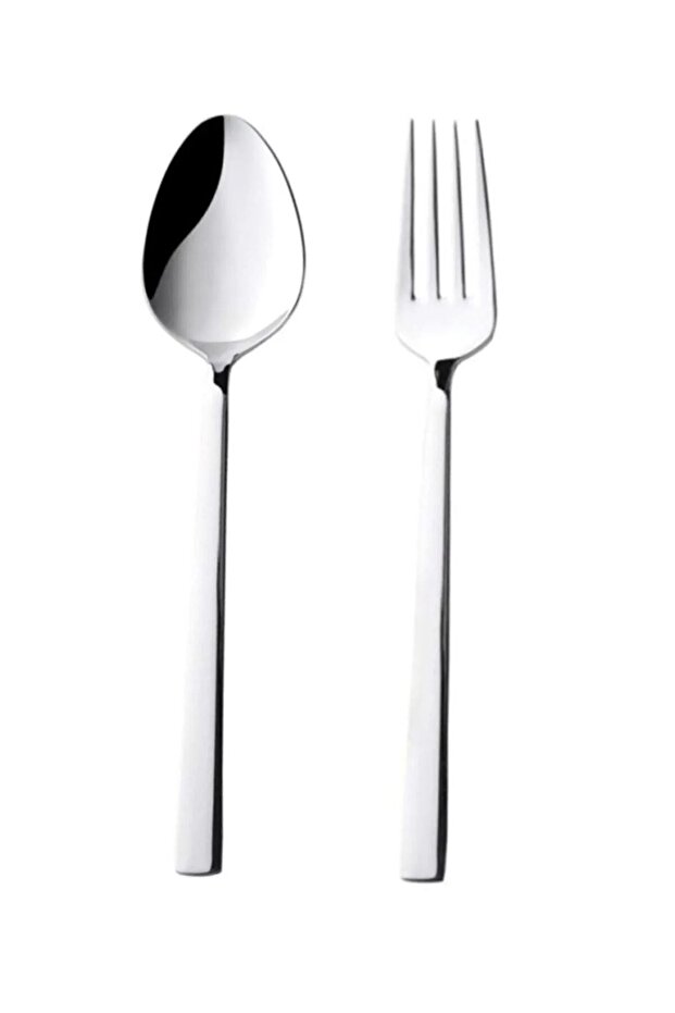 24 Pieces 12Pcs Tablespoons 12 Tables Forks Set Total 24 Pieces (Stainless Steel)