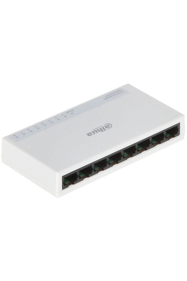 8-port Unmanaged Desktop Switch Dh-pfs3008-8et-l - 1