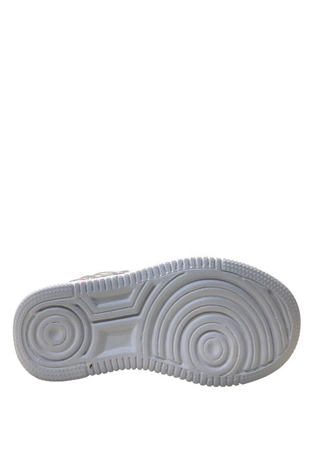 1721 Ortopedik Hafif Kız Çocuk Okul Öncesi Beyaz/Hologram Sneaker - 5
