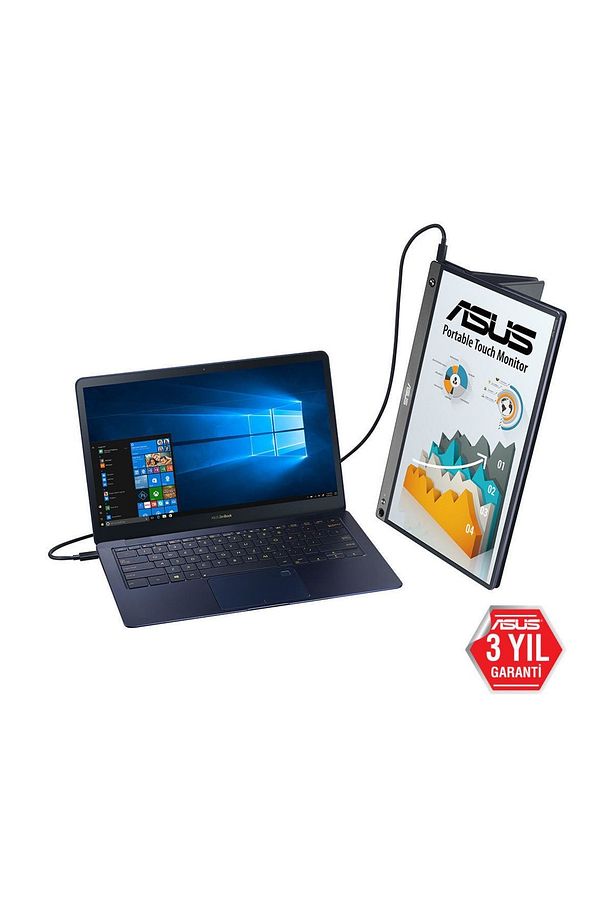 MB16AMT 15.6" FullHD 5ms 3 USB Type-C IPS Dokunmatik Monitör - 7