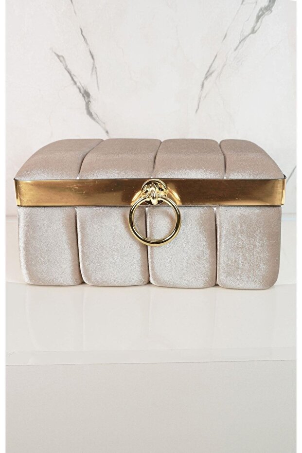 Lüks Kadife Makyaj Sandığı - 1