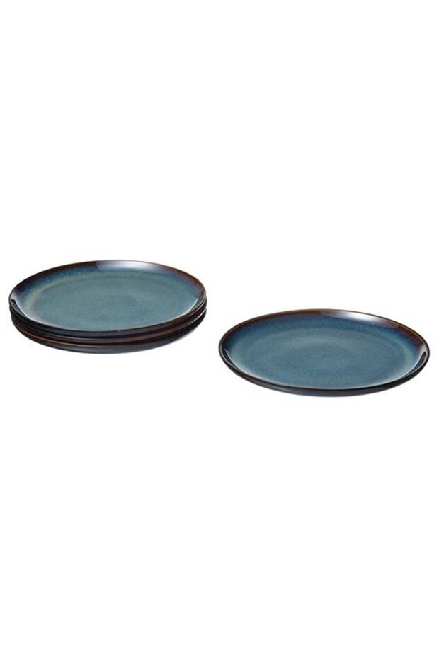 Gladelıg 4 Parça Mavi Tabak Set - 1