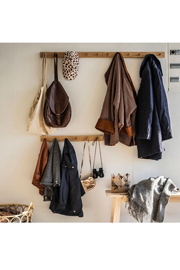 Hövolm Duvar Askısı Meşe - 1